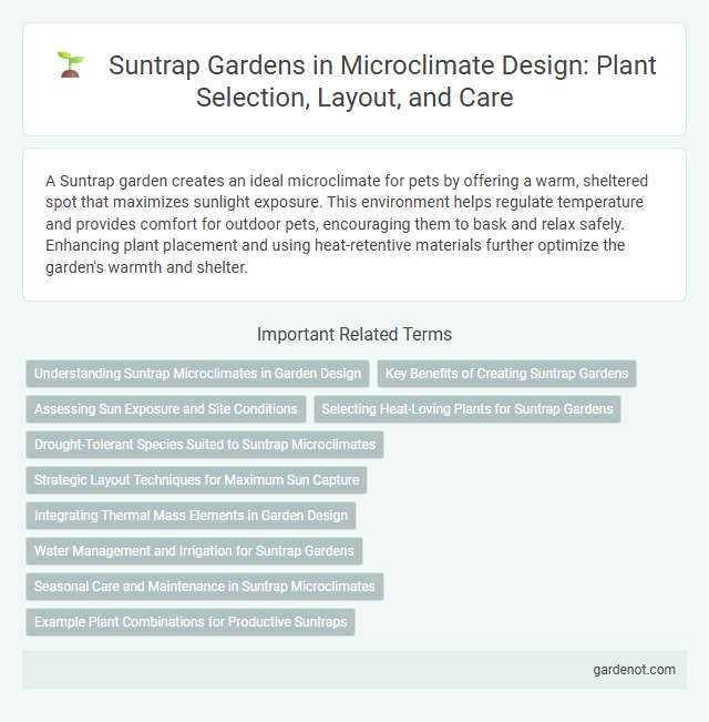 Suntrap Gardens in Microclimate Design: Plant Selection, Layout, and Care