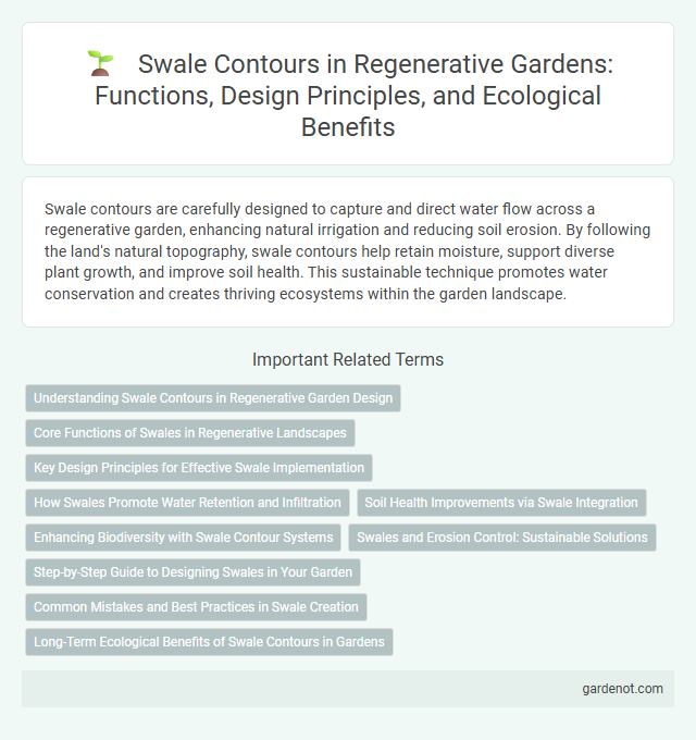 Swale Contours in Regenerative Gardens: Functions, Design Principles, and Ecological Benefits