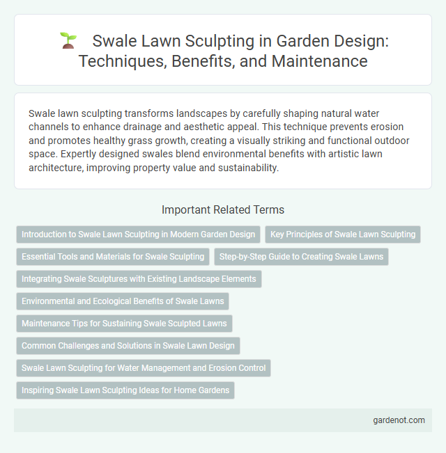 Swale Lawn Sculpting in Garden Design: Techniques, Benefits, and Maintenance