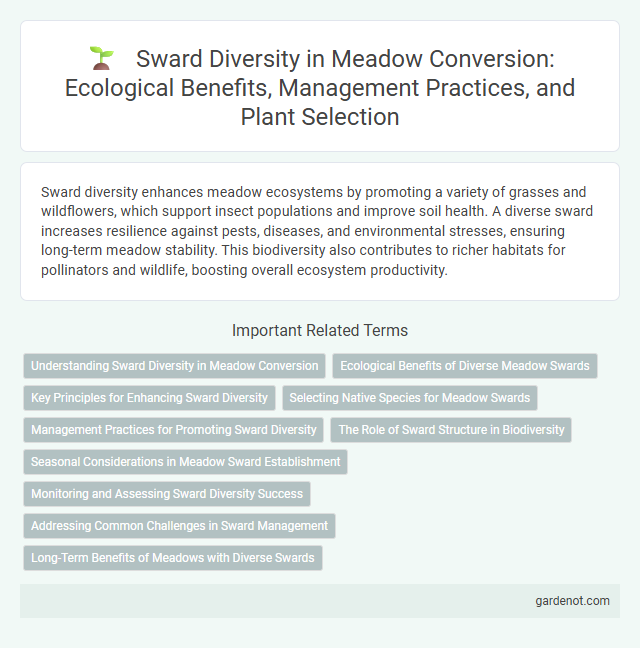 Sward Diversity in Meadow Conversion: Ecological Benefits, Management Practices, and Plant Selection