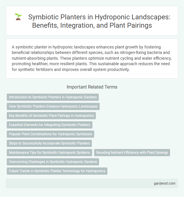 Symbiotic Planters in Hydroponic Landscapes: Benefits, Integration, and Plant Pairings