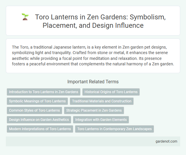 Toro Lanterns in Zen Gardens: Symbolism, Placement, and Design Influence