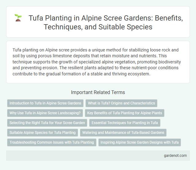 Tufa Planting in Alpine Scree Gardens: Benefits, Techniques, and Suitable Species