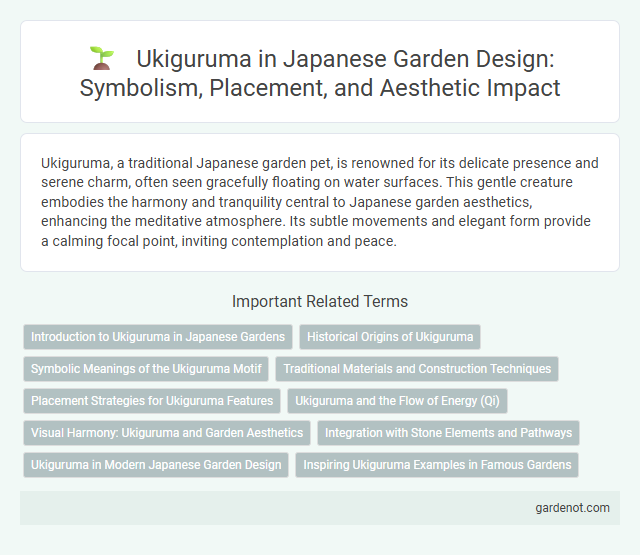 Ukiguruma in Japanese Garden Design: Symbolism, Placement, and Aesthetic Impact