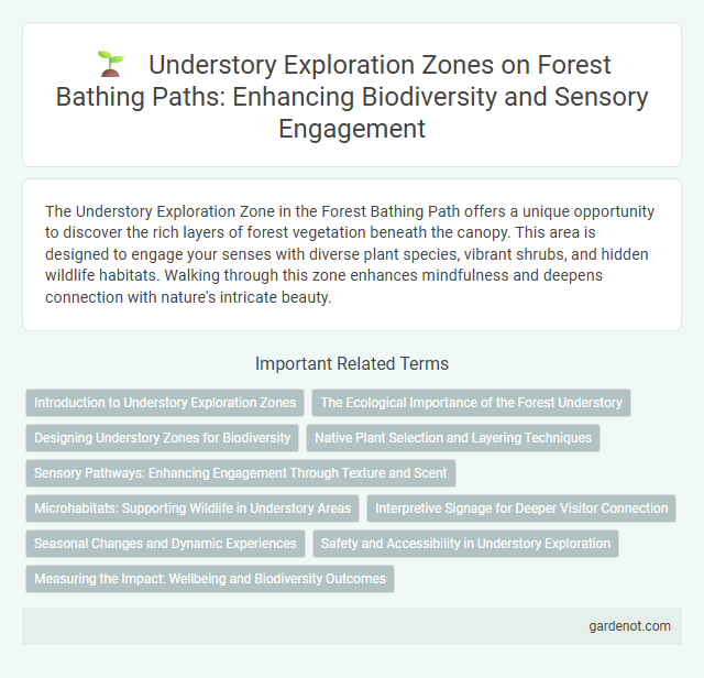 Understory Exploration Zones on Forest Bathing Paths: Enhancing Biodiversity and Sensory Engagement