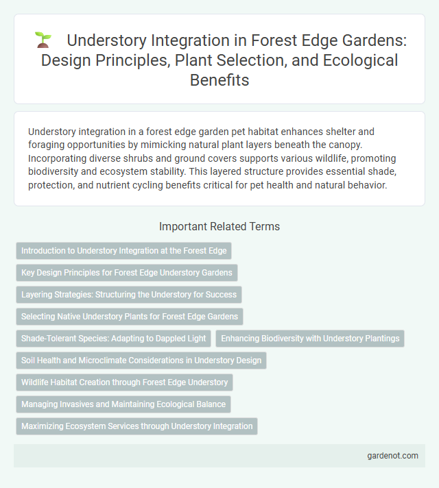 Understory Integration in Forest Edge Gardens: Design Principles, Plant Selection, and Ecological Benefits