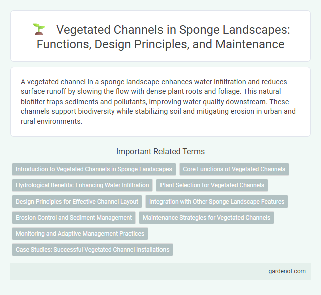 Vegetated Channels in Sponge Landscapes: Functions, Design Principles, and Maintenance
