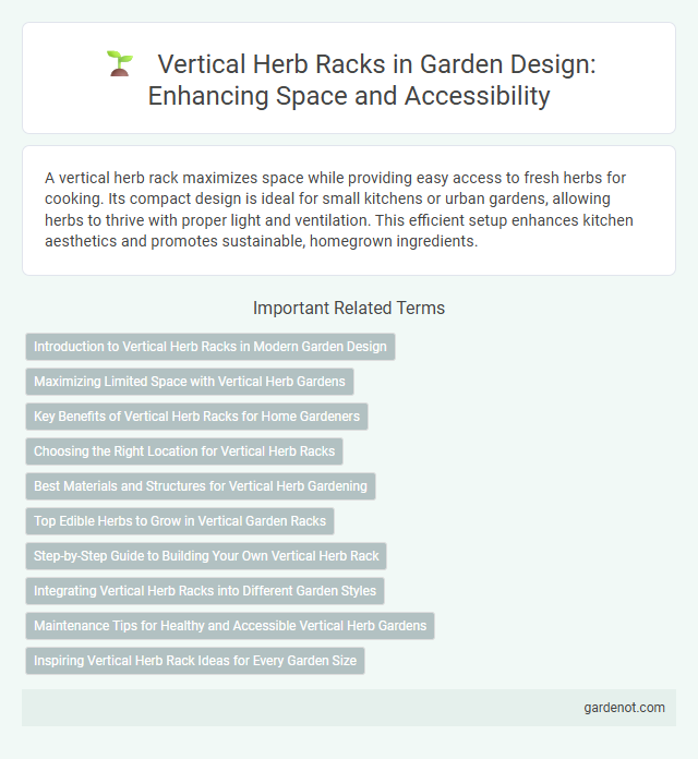 Vertical Herb Racks in Garden Design: Enhancing Space and Accessibility