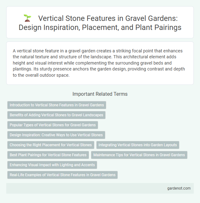 Vertical Stone Features in Gravel Gardens: Design Inspiration, Placement, and Plant Pairings