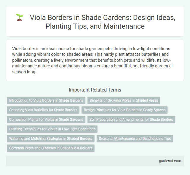 Viola Borders in Shade Gardens: Design Ideas, Planting Tips, and Maintenance