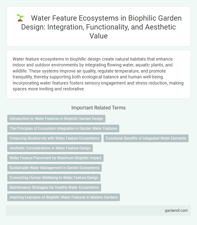 Water Feature Ecosystems in Biophilic Garden Design: Integration, Functionality, and Aesthetic Value