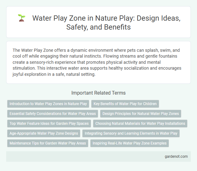 Water Play Zone in Nature Play: Design Ideas, Safety, and Benefits