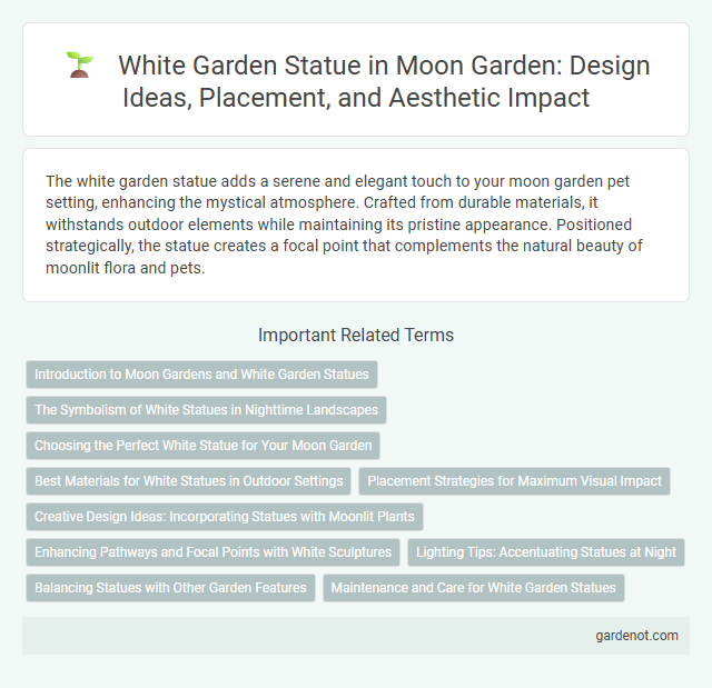 White Garden Statue in Moon Garden: Design Ideas, Placement, and Aesthetic Impact