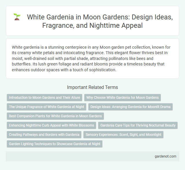 White Gardenia in Moon Gardens: Design Ideas, Fragrance, and Nighttime Appeal