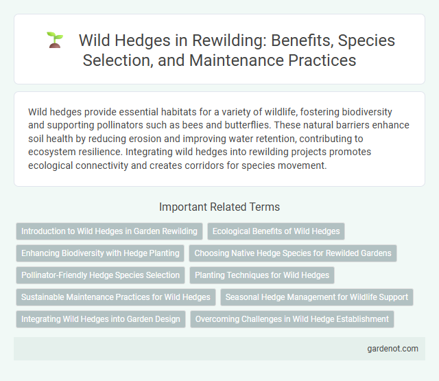 Wild Hedges in Rewilding: Benefits, Species Selection, and Maintenance Practices