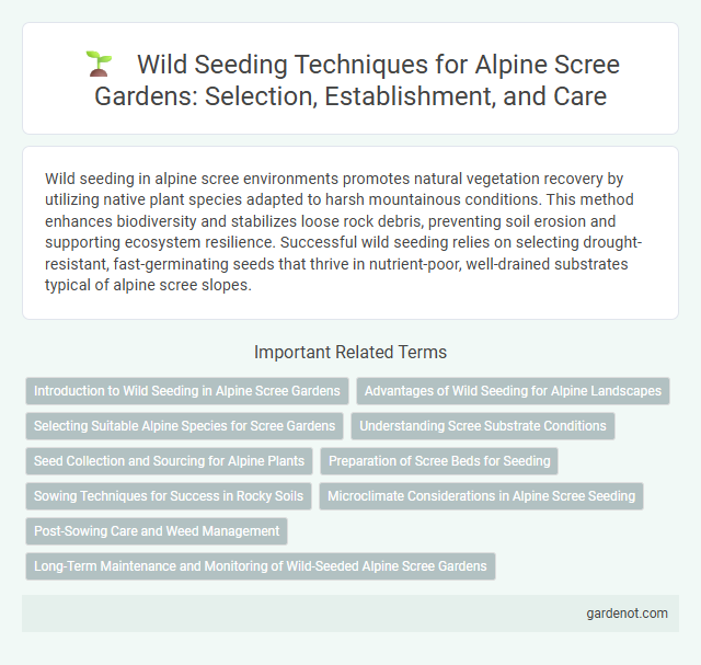 Wild Seeding Techniques for Alpine Scree Gardens: Selection, Establishment, and Care