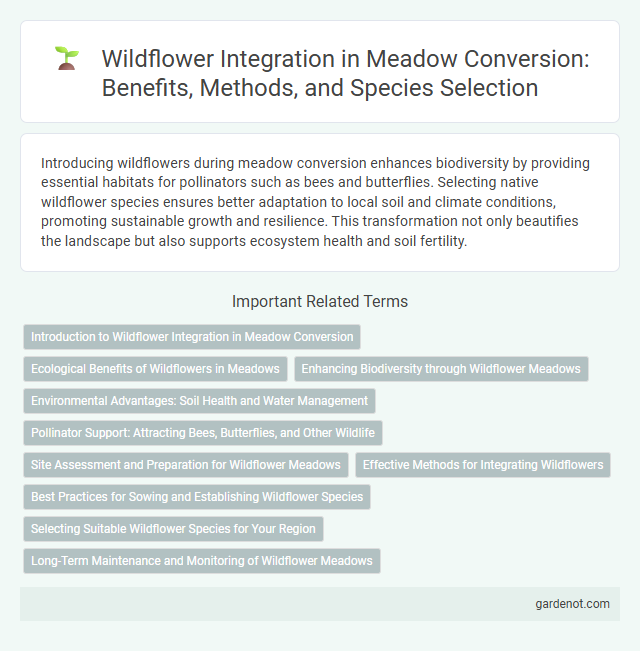 Wildflower Integration in Meadow Conversion: Benefits, Methods, and Species Selection