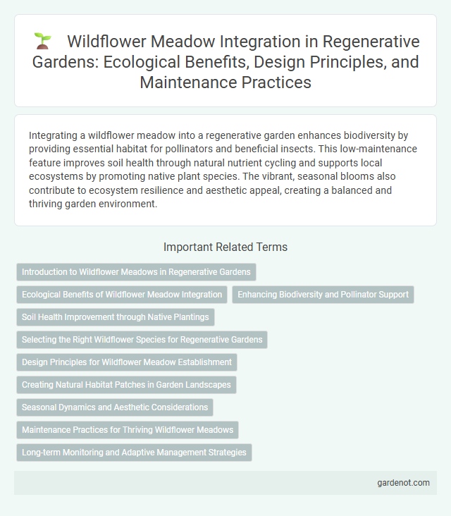 Wildflower Meadow Integration in Regenerative Gardens: Ecological Benefits, Design Principles, and Maintenance Practices