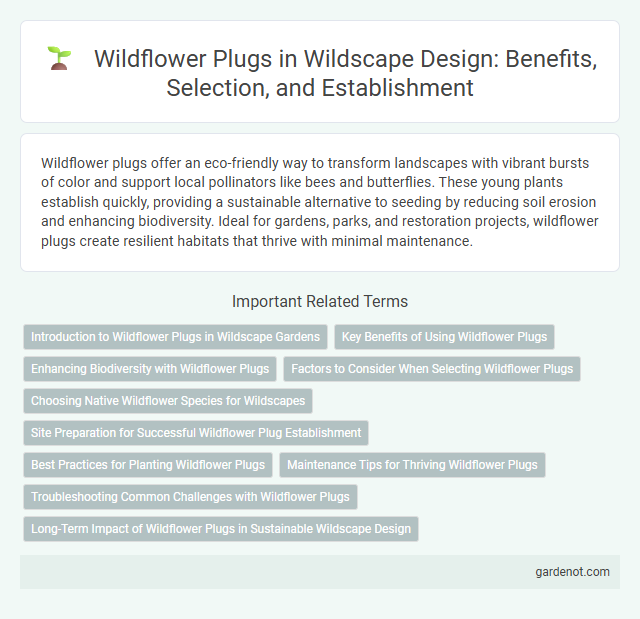Wildflower Plugs in Wildscape Design: Benefits, Selection, and Establishment