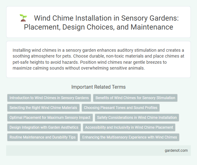 Wind Chime Installation in Sensory Gardens: Placement, Design Choices, and Maintenance