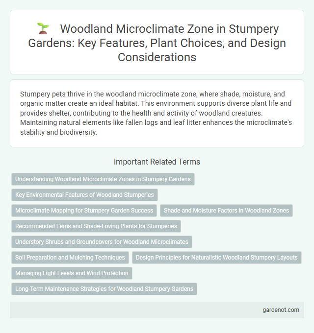 Woodland Microclimate Zone in Stumpery Gardens: Key Features, Plant Choices, and Design Considerations