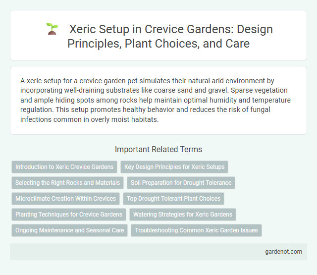Xeric Setup in Crevice Gardens: Design Principles, Plant Choices, and Care