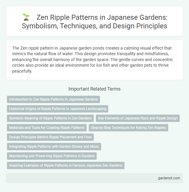 Zen Ripple Patterns in Japanese Gardens: Symbolism, Techniques, and Design Principles
