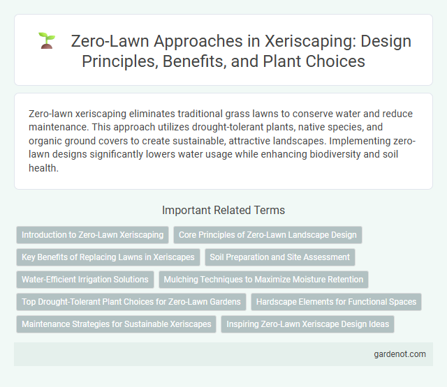 Zero-Lawn Approaches in Xeriscaping: Design Principles, Benefits, and Plant Choices