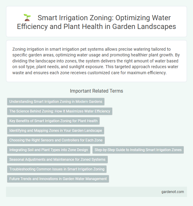 Smart Irrigation Zoning: Optimizing Water Efficiency and Plant Health in Garden Landscapes