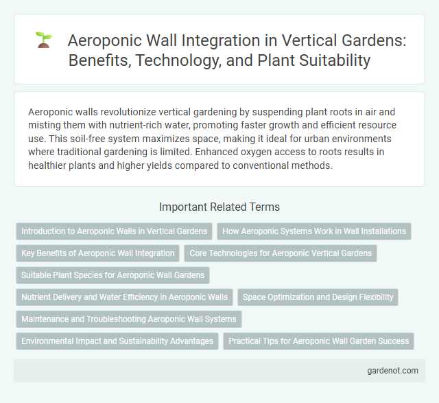 Aeroponic Wall Integration in Vertical Gardens: Benefits, Technology, and Plant Suitability