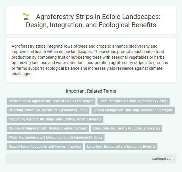Agroforestry Strips in Edible Landscapes: Design, Integration, and Ecological Benefits