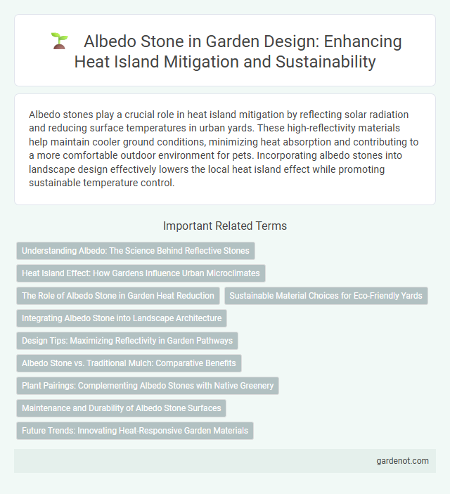 Albedo Stone in Garden Design: Enhancing Heat Island Mitigation and Sustainability