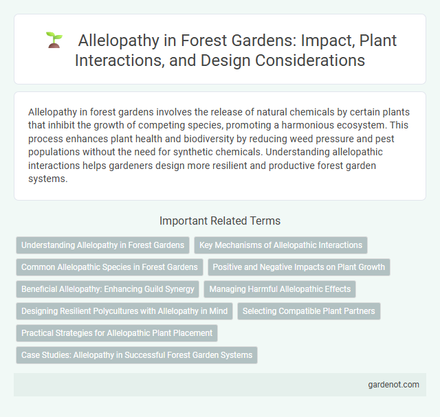 Allelopathy in Forest Gardens: Impact, Plant Interactions, and Design Considerations