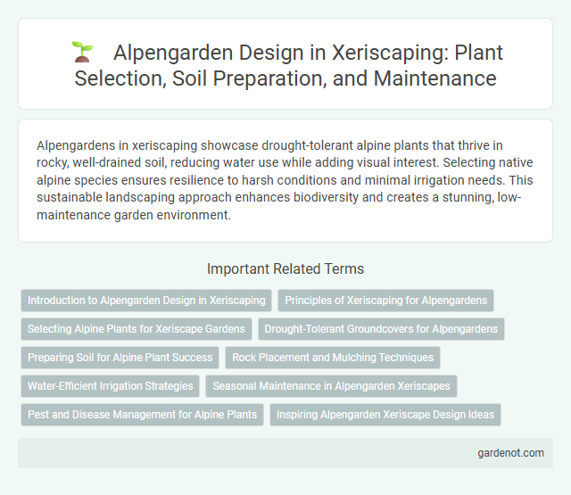 Alpengarden Design in Xeriscaping: Plant Selection, Soil Preparation, and Maintenance