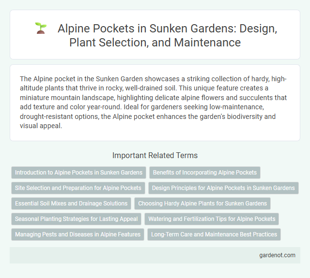 Alpine Pockets in Sunken Gardens: Design, Plant Selection, and Maintenance