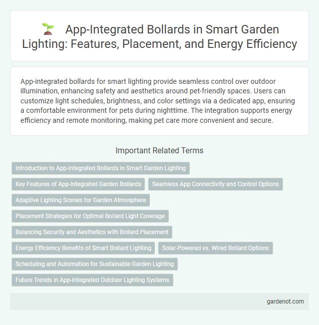 App-Integrated Bollards in Smart Garden Lighting: Features, Placement, and Energy Efficiency