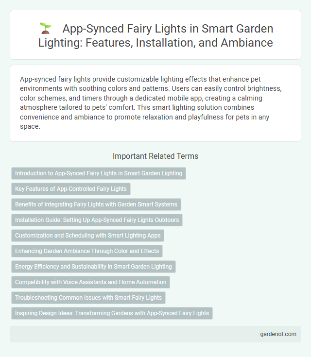 App-Synced Fairy Lights in Smart Garden Lighting: Features, Installation, and Ambiance