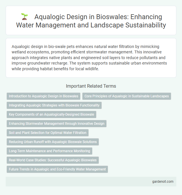 Aqualogic Design in Bioswales: Enhancing Water Management and Landscape Sustainability