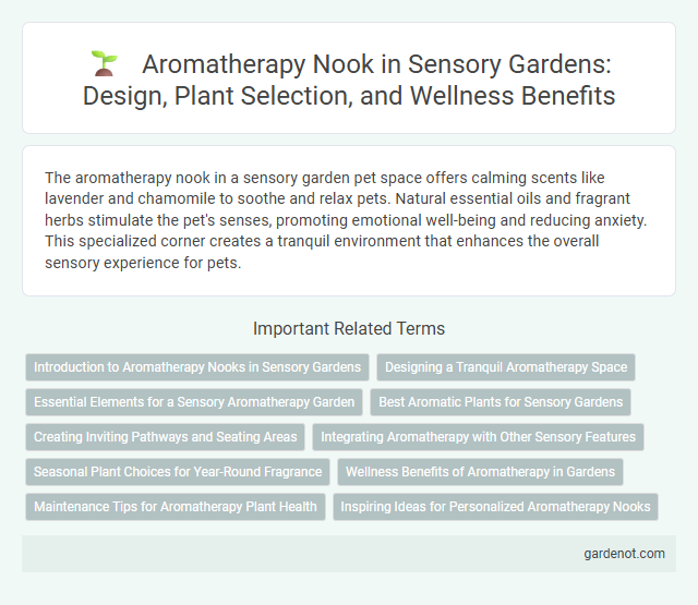 Aromatherapy Nook in Sensory Gardens: Design, Plant Selection, and Wellness Benefits