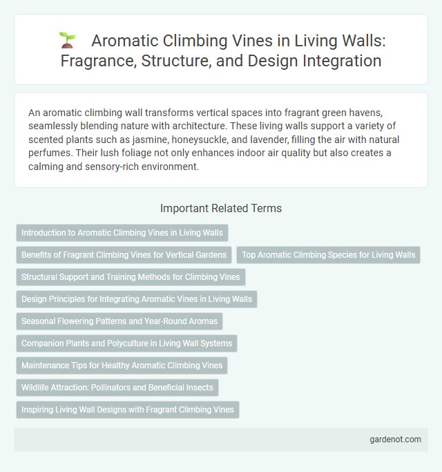Aromatic Climbing Vines in Living Walls: Fragrance, Structure, and Design Integration
