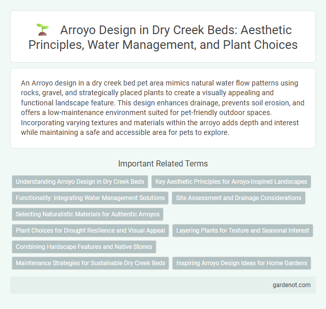Arroyo Design in Dry Creek Beds: Aesthetic Principles, Water Management, and Plant Choices