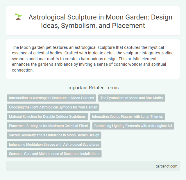 Astrological Sculpture in Moon Garden: Design Ideas, Symbolism, and Placement