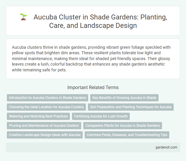 Aucuba Cluster in Shade Gardens: Planting, Care, and Landscape Design