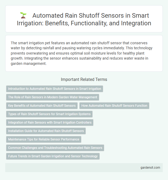 Automated Rain Shutoff Sensors in Smart Irrigation: Benefits, Functionality, and Integration