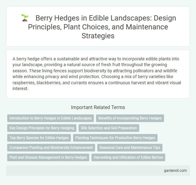 Berry Hedges in Edible Landscapes: Design Principles, Plant Choices, and Maintenance Strategies