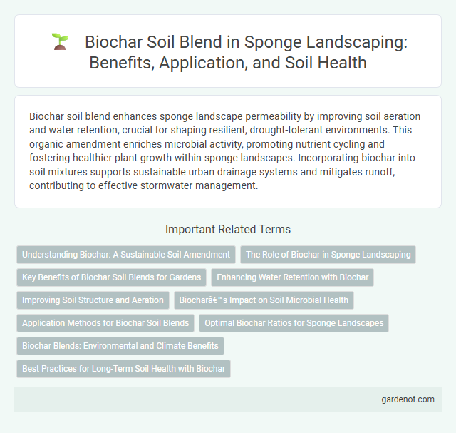 Biochar Soil Blend in Sponge Landscaping: Benefits, Application, and Soil Health