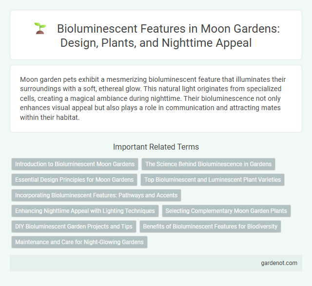 Bioluminescent Features in Moon Gardens: Design, Plants, and Nighttime Appeal