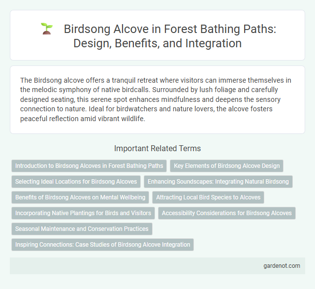 Birdsong Alcove in Forest Bathing Paths: Design, Benefits, and Integration