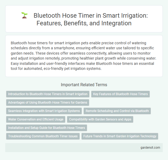 Bluetooth Hose Timer in Smart Irrigation: Features, Benefits, and Integration