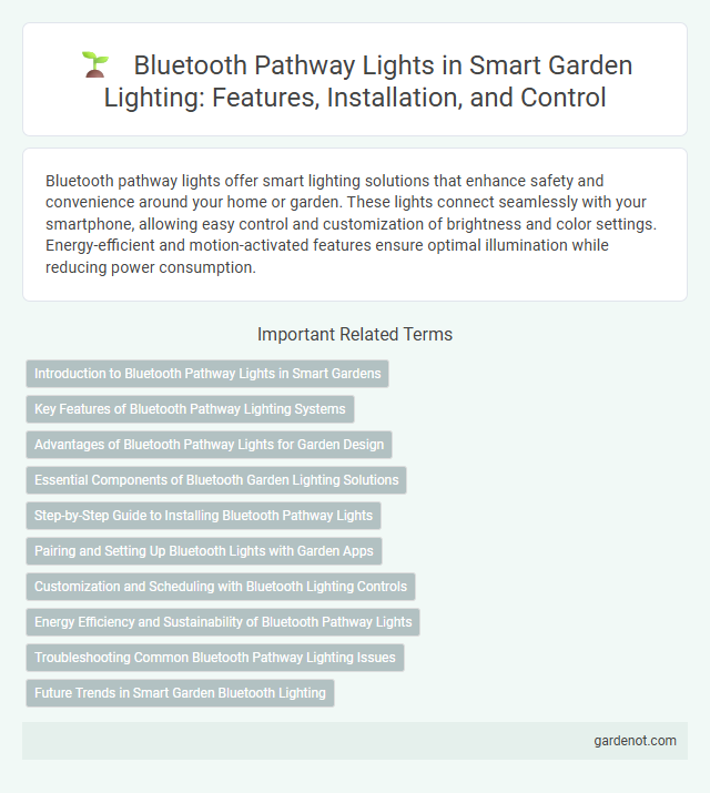 Bluetooth Pathway Lights in Smart Garden Lighting: Features, Installation, and Control